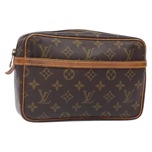 LOUIS VUITTON Monogram Compiegne 23 Clutch Bag M51847 LV Auth BA4092 - Picture 1 of 16